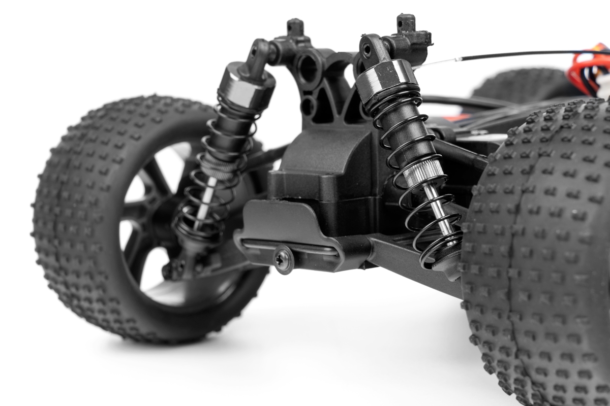 HiMOTO 1:18 Truggy CENTRO Brushless 2,4 GHz RTR set, červená