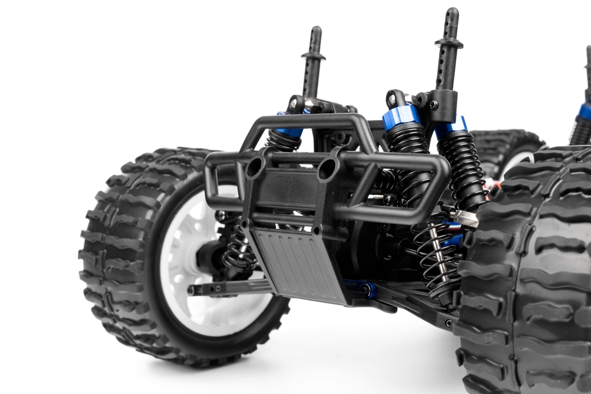 HiMOTO 1:10 Monster Truck EMXT-1 2,4 GHz RTR set, modrá (kostky)