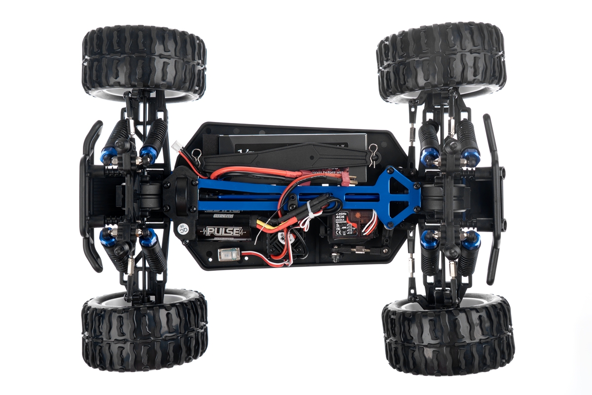 HiMOTO 1:10 Monster Truck EMXT-1 Brushless 2,4 GHz RTR set, žlutá