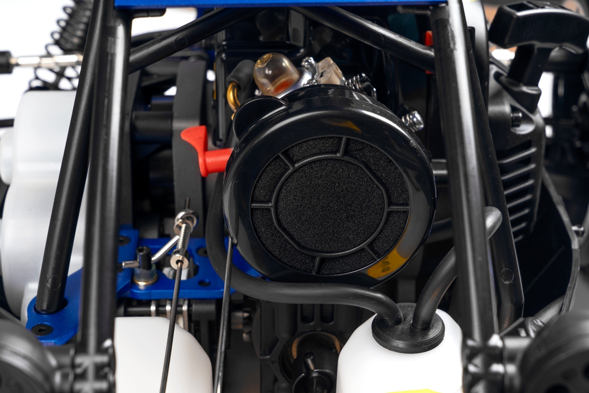 HiMOTO 1:5 Buggy RAPTOR 5XB 32cc 2,4 GHz RTR set, modrá