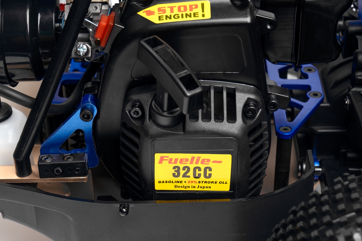 HiMOTO 1:5 Buggy RAPTOR 5XB 32cc 2,4 GHz RTR set, modrá