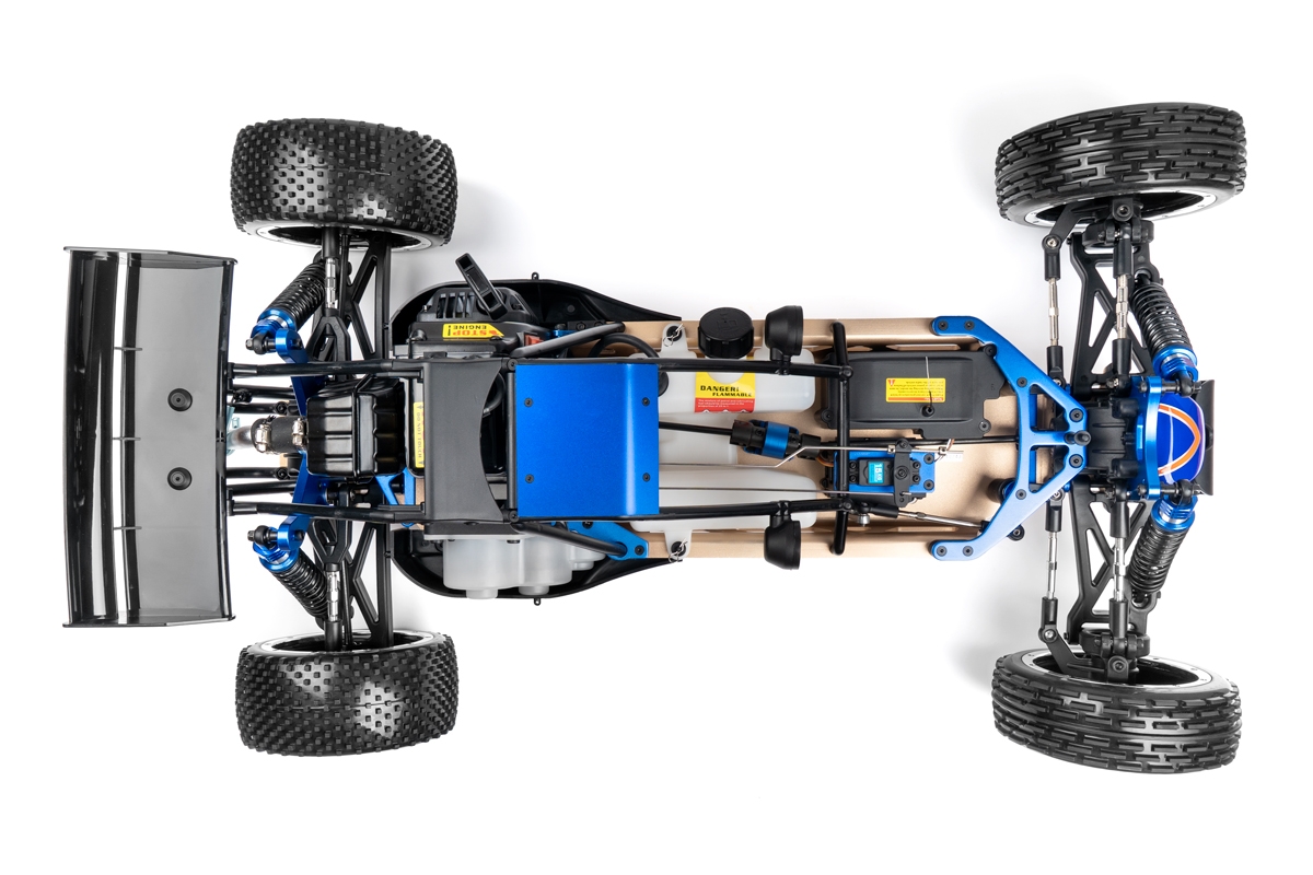 HiMOTO 1:5 Buggy RAPTOR 5XB 32cc 2,4 GHz RTR set, šedá