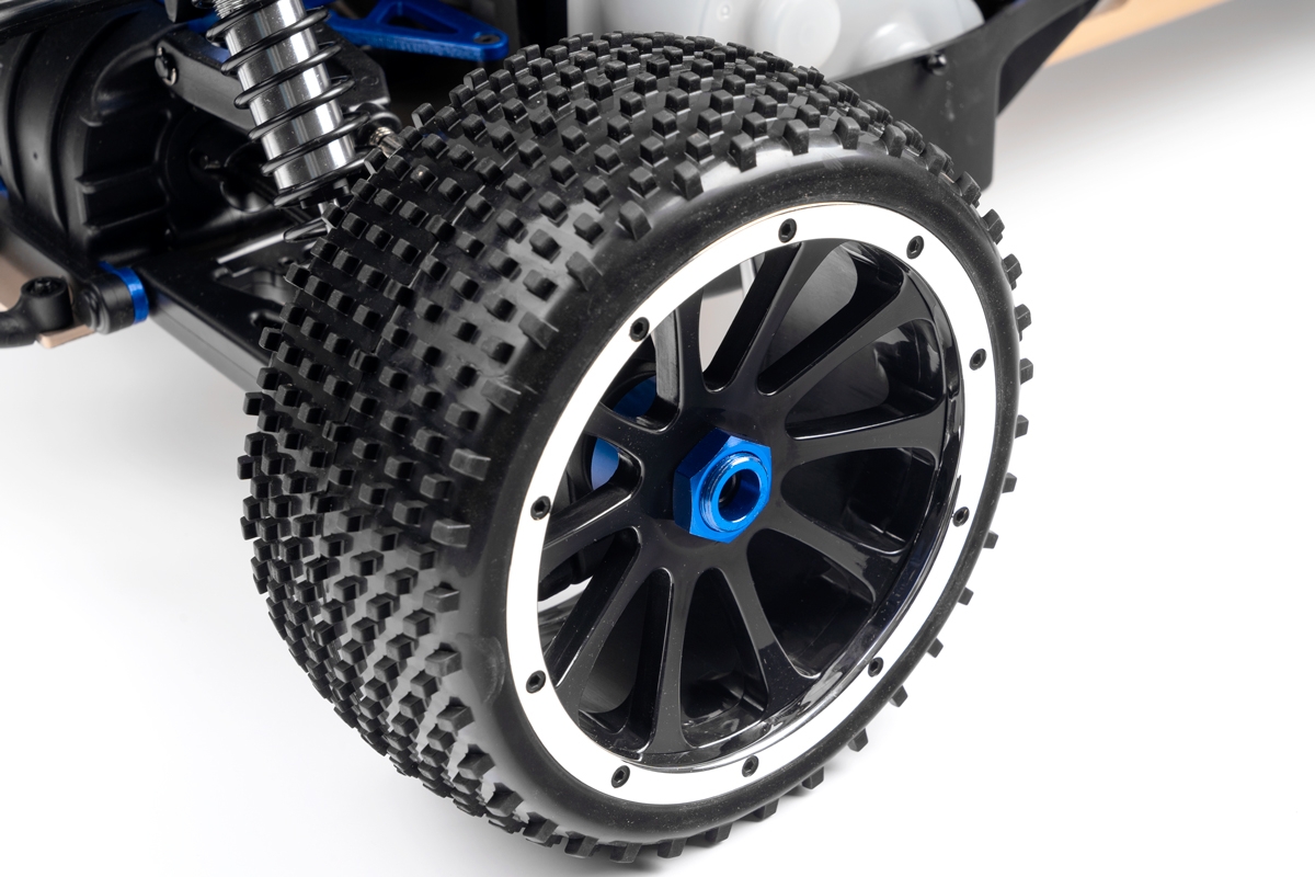 HiMOTO 1:5 Buggy RAPTOR 5XB 32cc 2,4 GHz RTR set, šedá