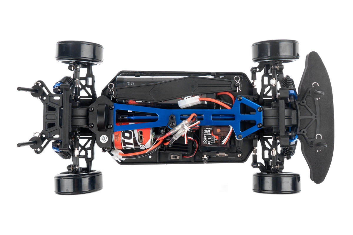 HiMOTO 1:10 Drift TC 2,4 GHz RTR set, modrá