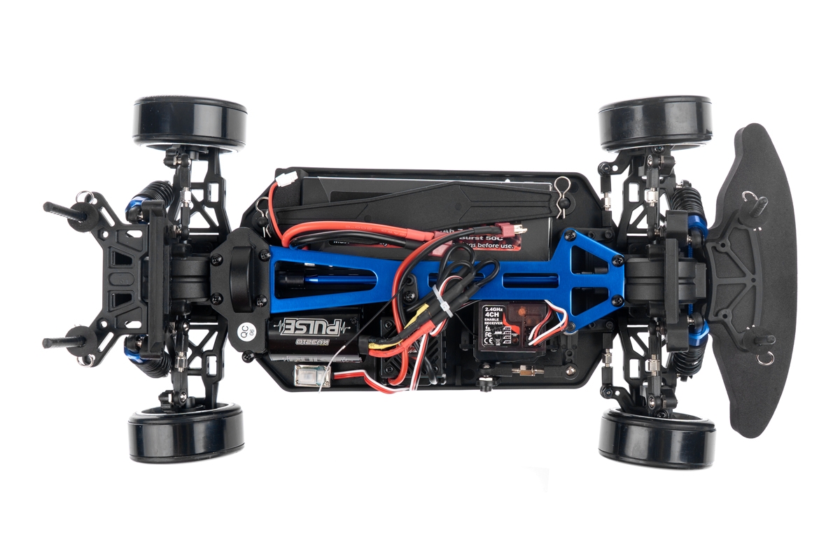 HiMOTO 1:10 Drift TC Brushless 2,4 GHz RTR set, červená