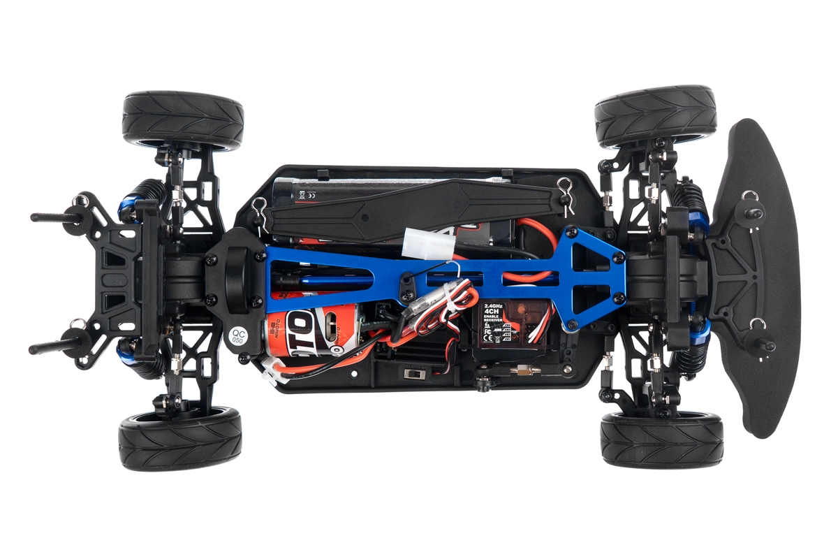 HiMOTO 1:10 Onroad NASCADA 2,4 GHz RTR set, modrá