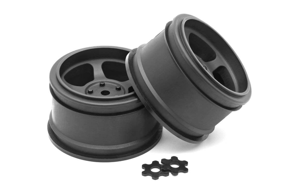 Vintage TA2 31mm disky Černé (6mm Offset) 2ks