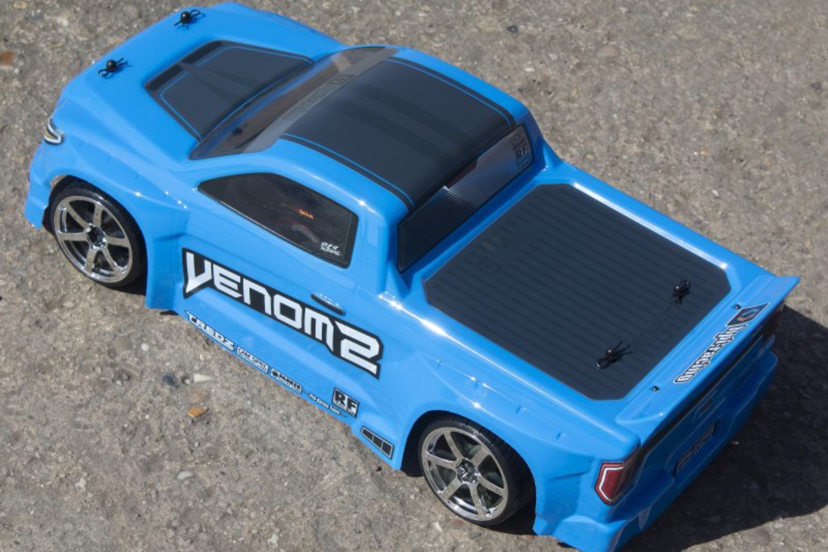 Čirá karoserie Venom 2 T-10 (200mm)