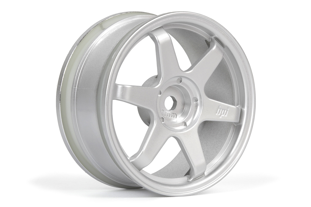 TE37 disky 26mm stříbrné (0mm offset) 2ks