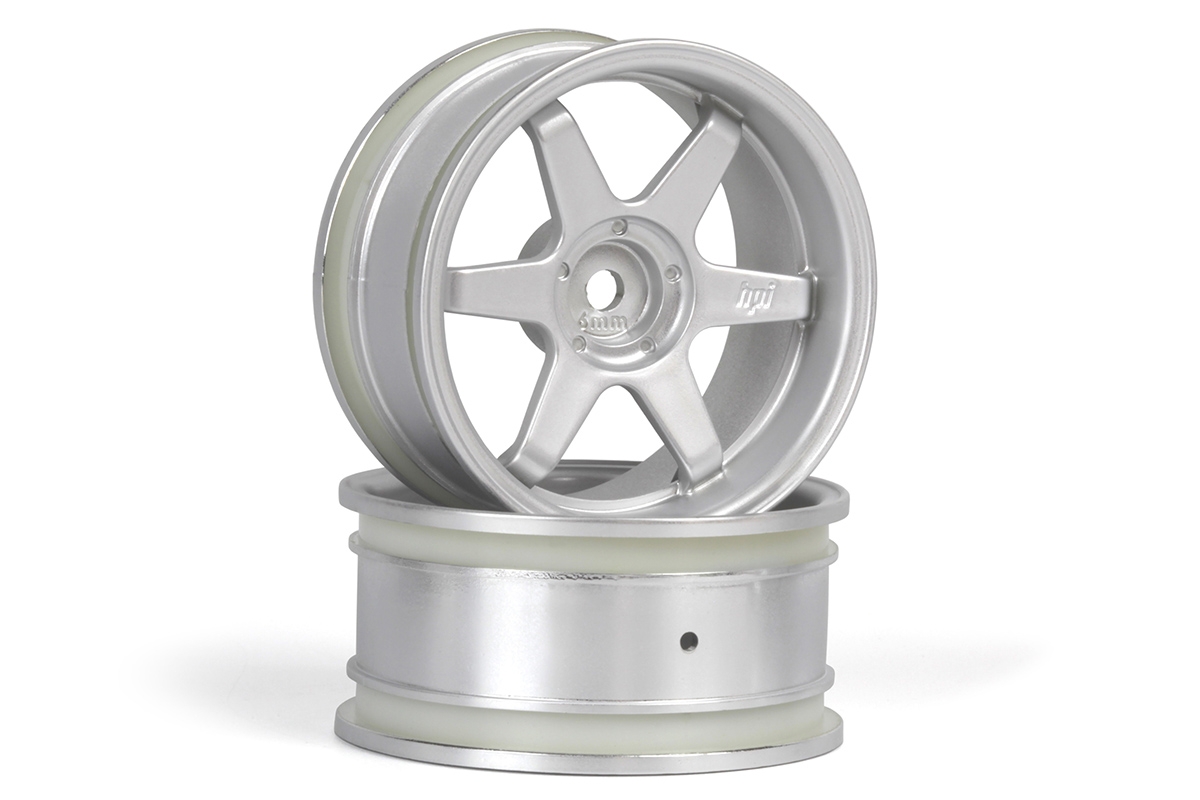 TE37 disky 26mm stříbrné (6mm offset) 2ks
