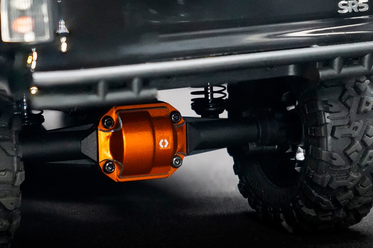 Hliníkový kryt diferenciálu, oranžový (2 ks)