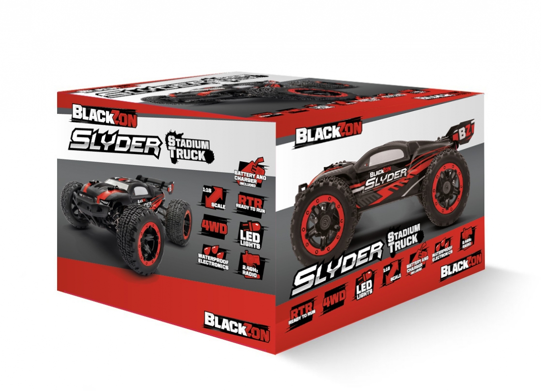 Slyder ST Stadium Truck 1/16 RTR - Červený