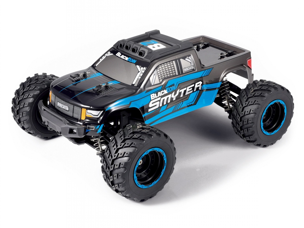 Smyter MT 1/12 4WD Electric Monster Truck - Modrý