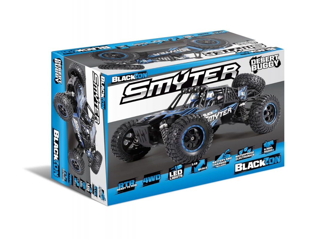 Smyter DB 1/12 4WD Electric Desert Buggy - Modrý,