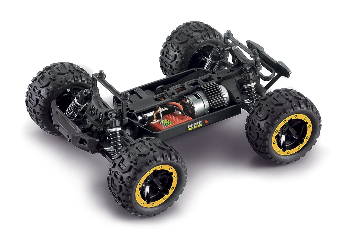 Slyder MT 1/16 4WD Electric Monster Truck - Žlutý,