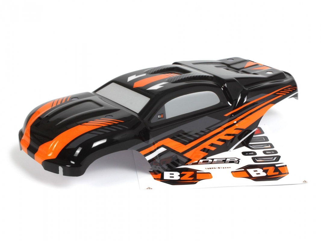 Karoserie lakovaná ST Černo/Oranžová 1/16