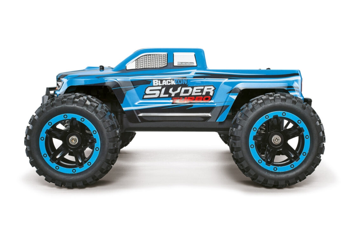 Slyder MT Turbo Brushless Monster Truck 1/16 RTR - Modrý