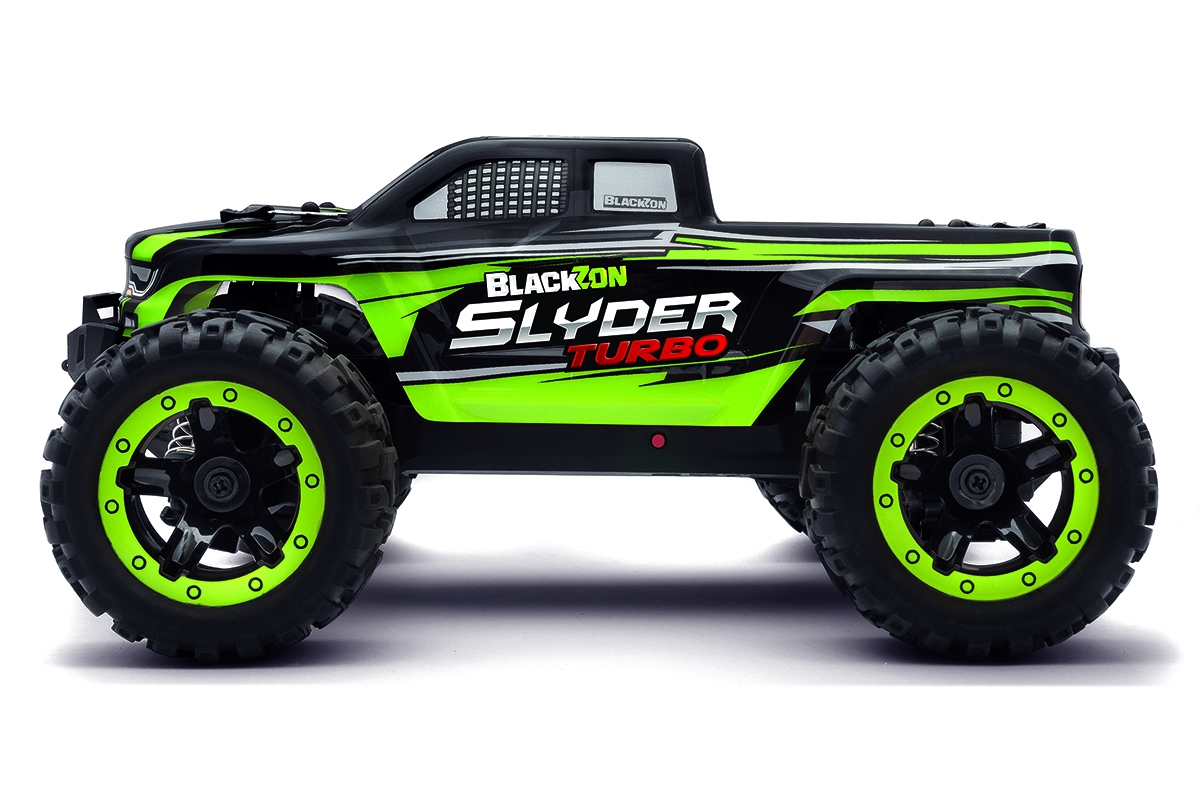Slyder MT Turbo 1/16 4WD 2S Brushless - Zelený