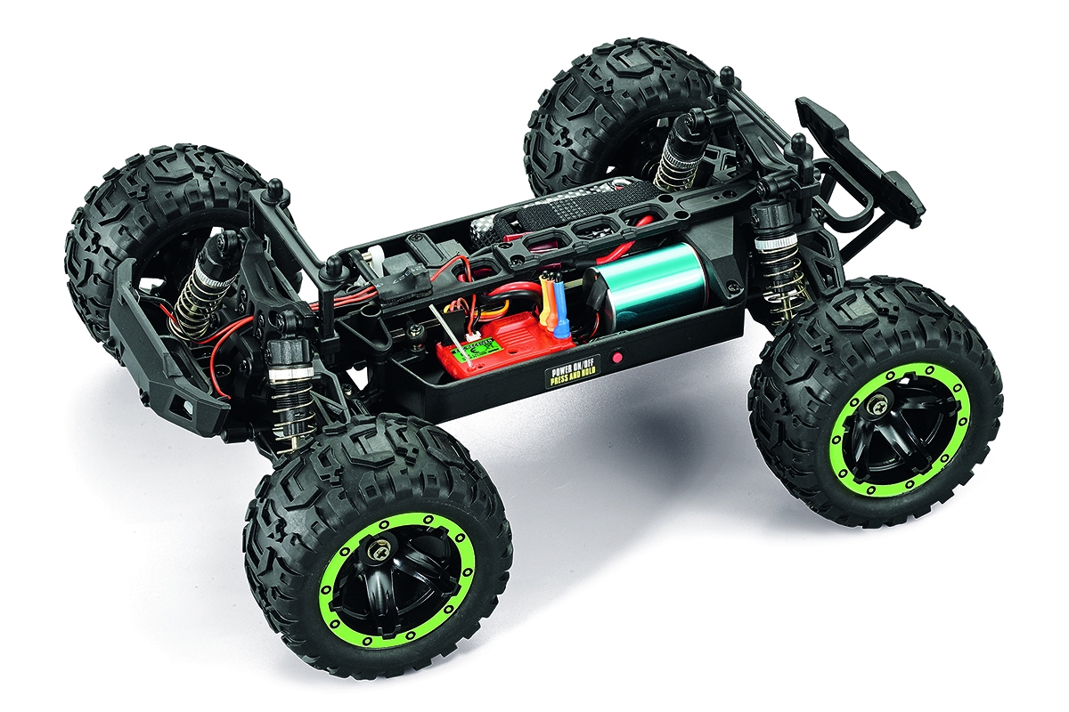 Slyder MT Turbo 1/16 4WD 2S Brushless - Zelený