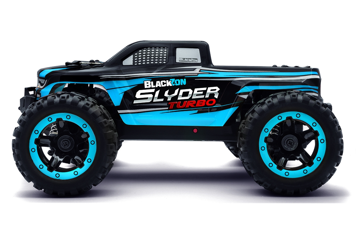 Slyder MT Turbo 1/16 4WD 2S Brushless - Modrý