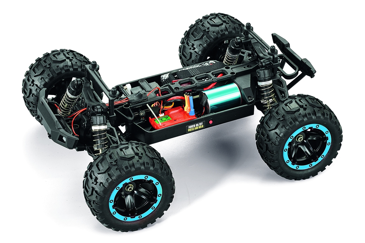 Slyder MT Turbo 1/16 4WD 2S Brushless - Modrý