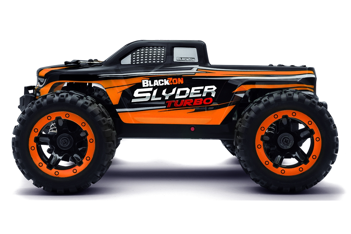Slyder MT Turbo 1/16 4WD 2S Brushless - Oranžový