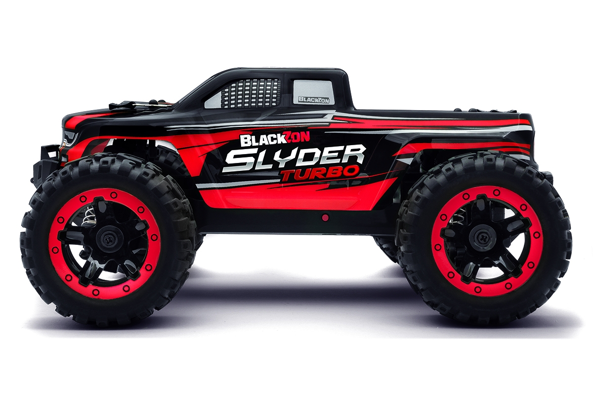 Slyder MT Turbo 1/16 4WD 2S Brushless - Červený