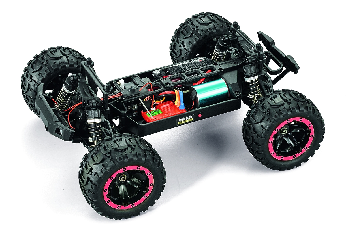 Slyder MT Turbo 1/16 4WD 2S Brushless - Červený