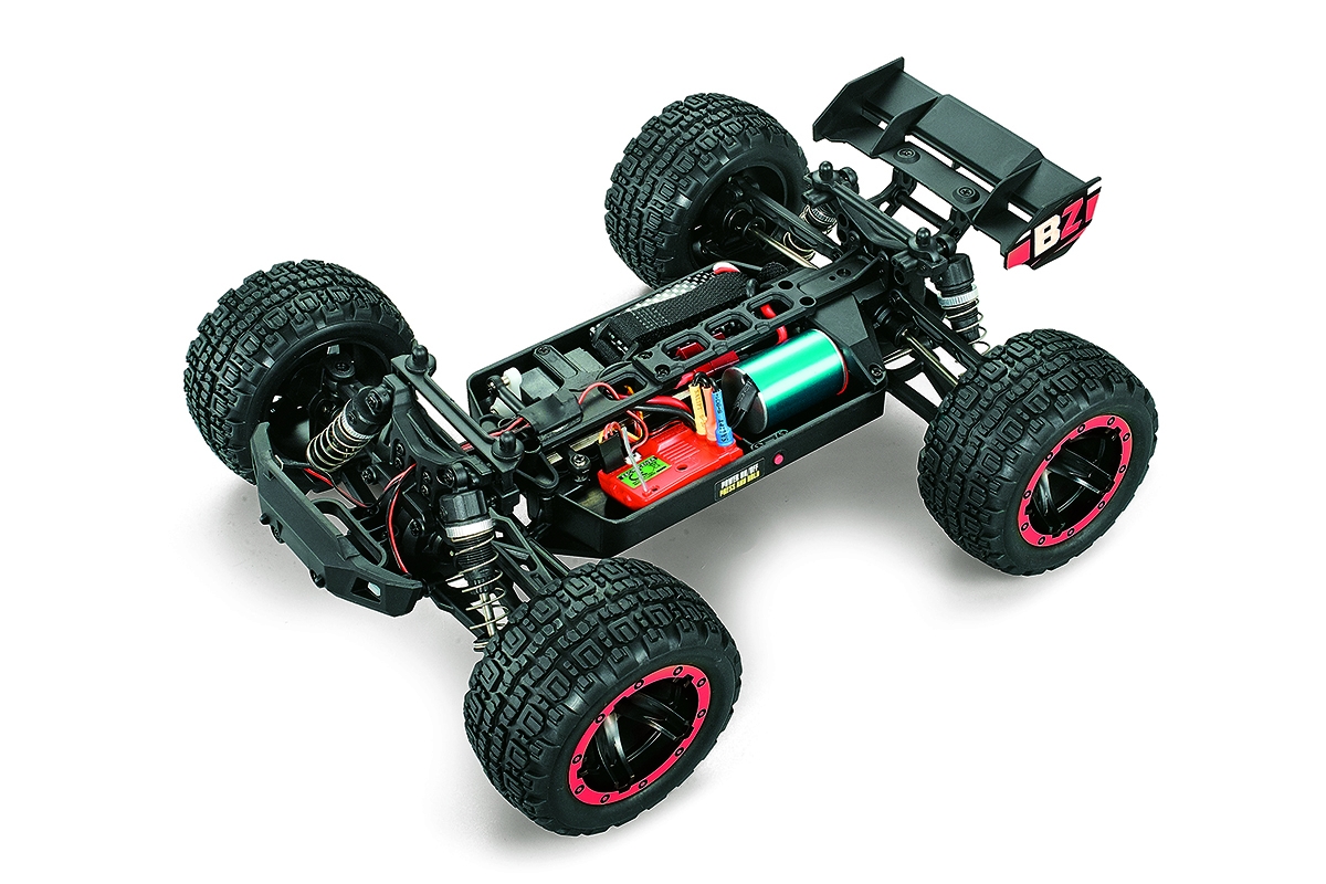 Slyder ST Turbo 1/16 4WD 2S Brushless - Červený