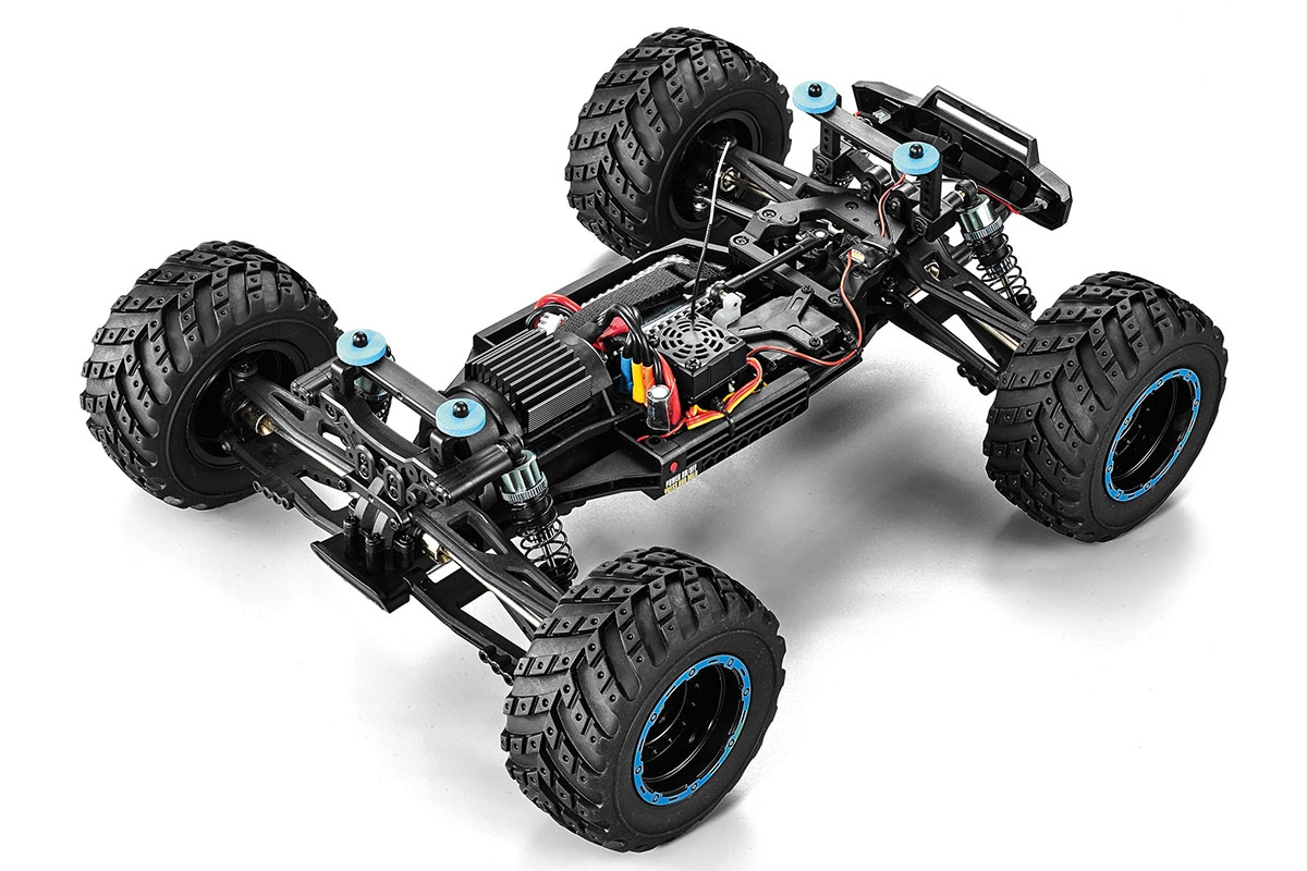 Smyter MT Turbo 1/12 4WD 3S Brushless - Modrý