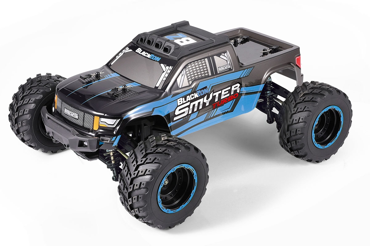 Smyter MT Turbo 1/12 4WD 3S Brushless - Modrý