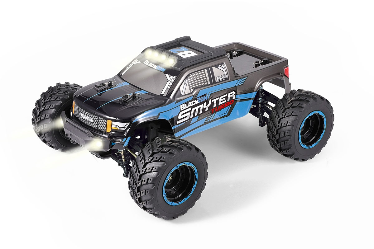 Smyter MT Turbo 1/12 4WD 3S Brushless - Modrý
