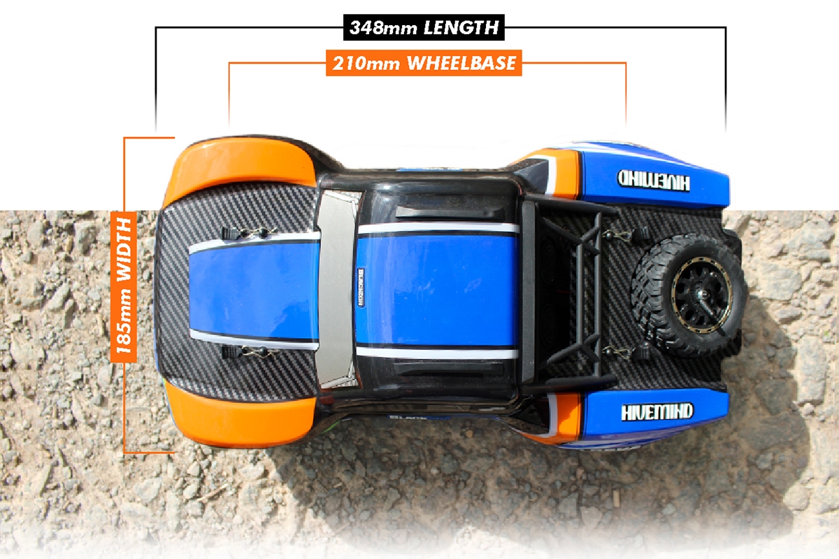 Vyper SC Turbo 1/16 4WD 2S Brushless - Modrý