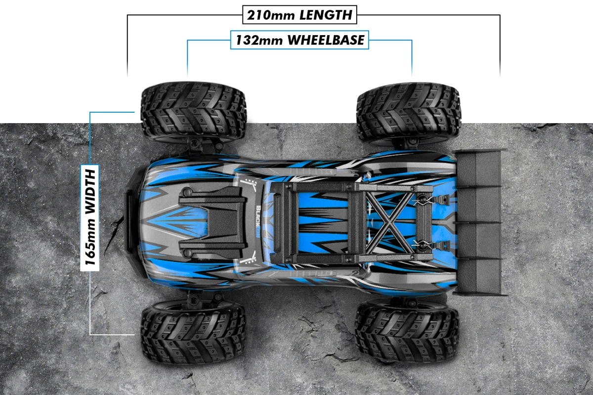 Spryte ST Turbo 1/20 4WD Monster Truck – Modrý