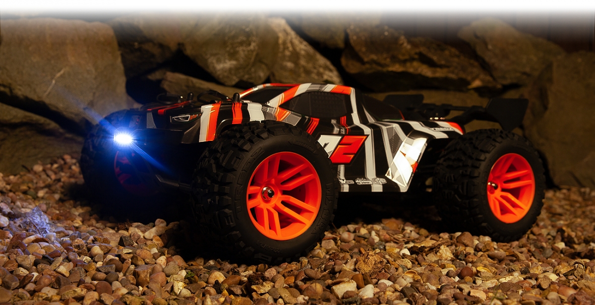 Quantum2 XT 1/10th Stadium Truck - Oranžový