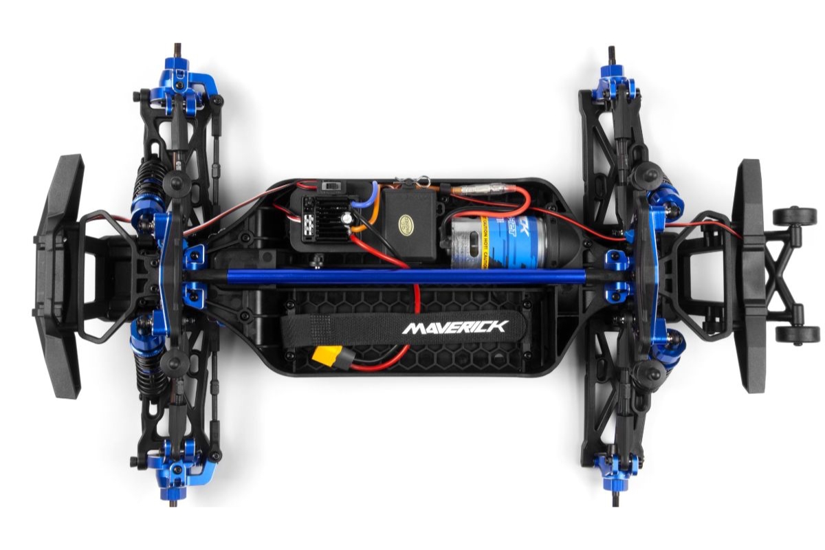 Hliníkové přední parohy (shock tower), modrá