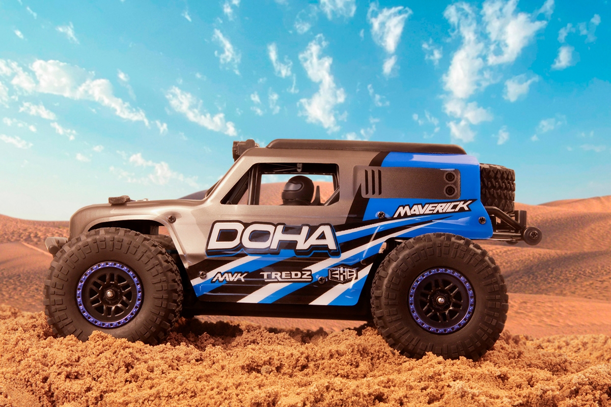 Maverick Doha 1/20 4WD Electric Truck - Modrý,
