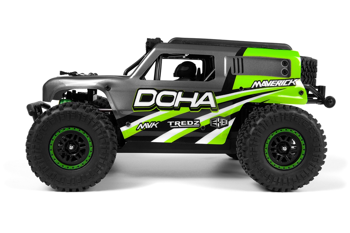 Maverick Doha 1/20 4WD Electric Truck - Zelený,