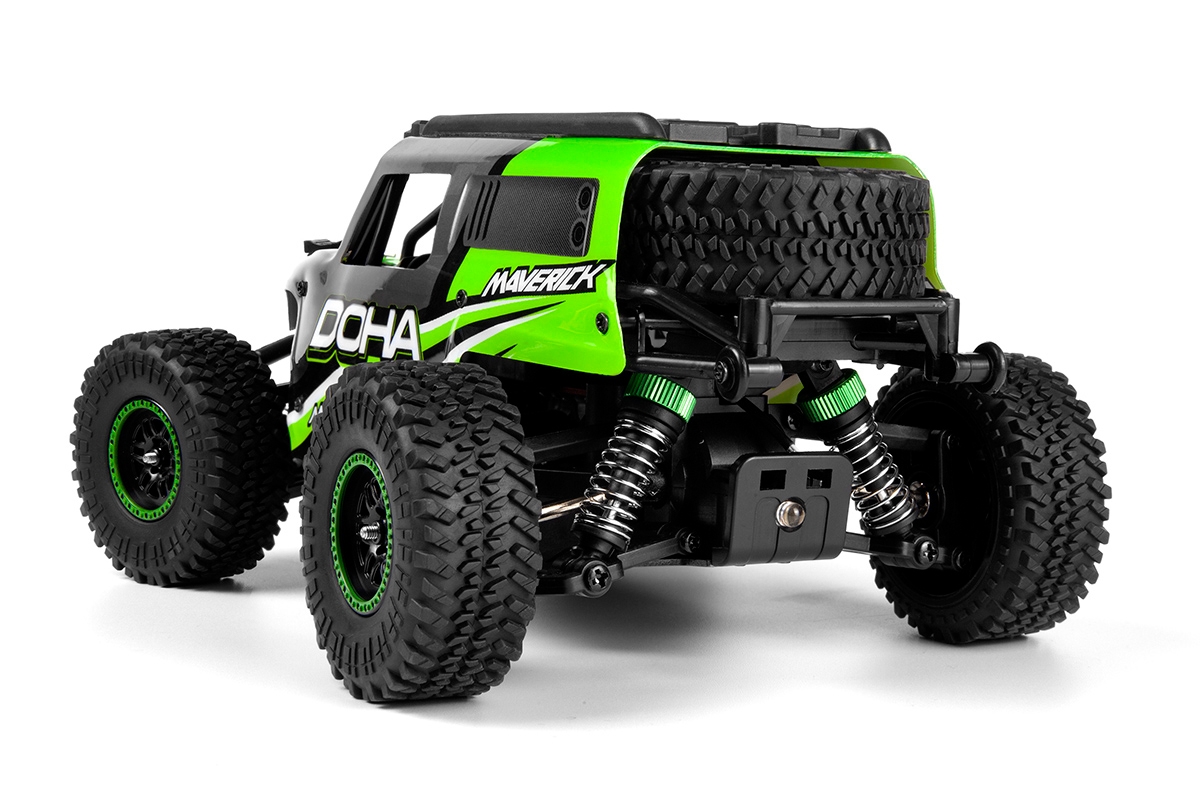 Maverick Doha 1/20 4WD Electric Truck - Zelený,