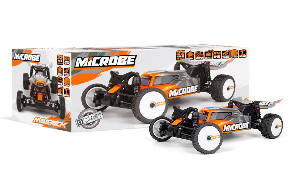 Maverick Microbe 1/24th Buggy - Oranžová,