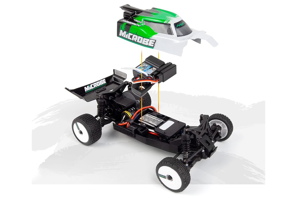Maverick Microbe 1/24th Buggy - Zelená