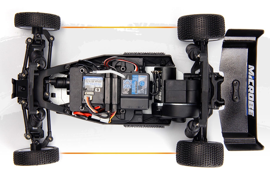 Microbe Flux 1/24th Buggy - Modrá