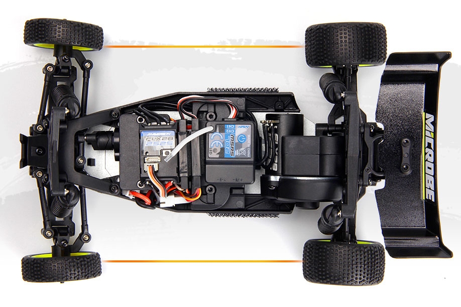 Microbe Flux 1/24th Buggy - Žlutá