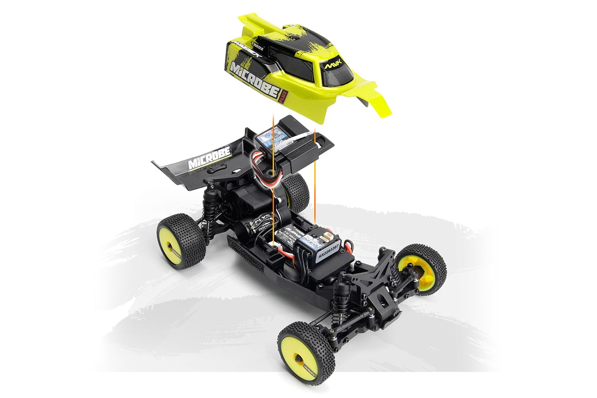Microbe Flux 1/24th Buggy - Žlutá