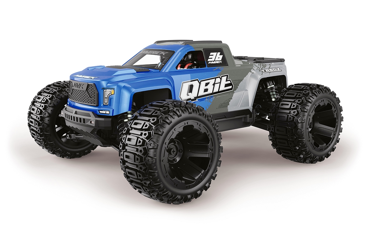 Qbit MT 1/16th Monster Truck - Modrý,