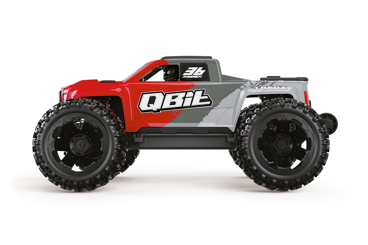 Qbit MT 1/16th Monster Truck - Červený,