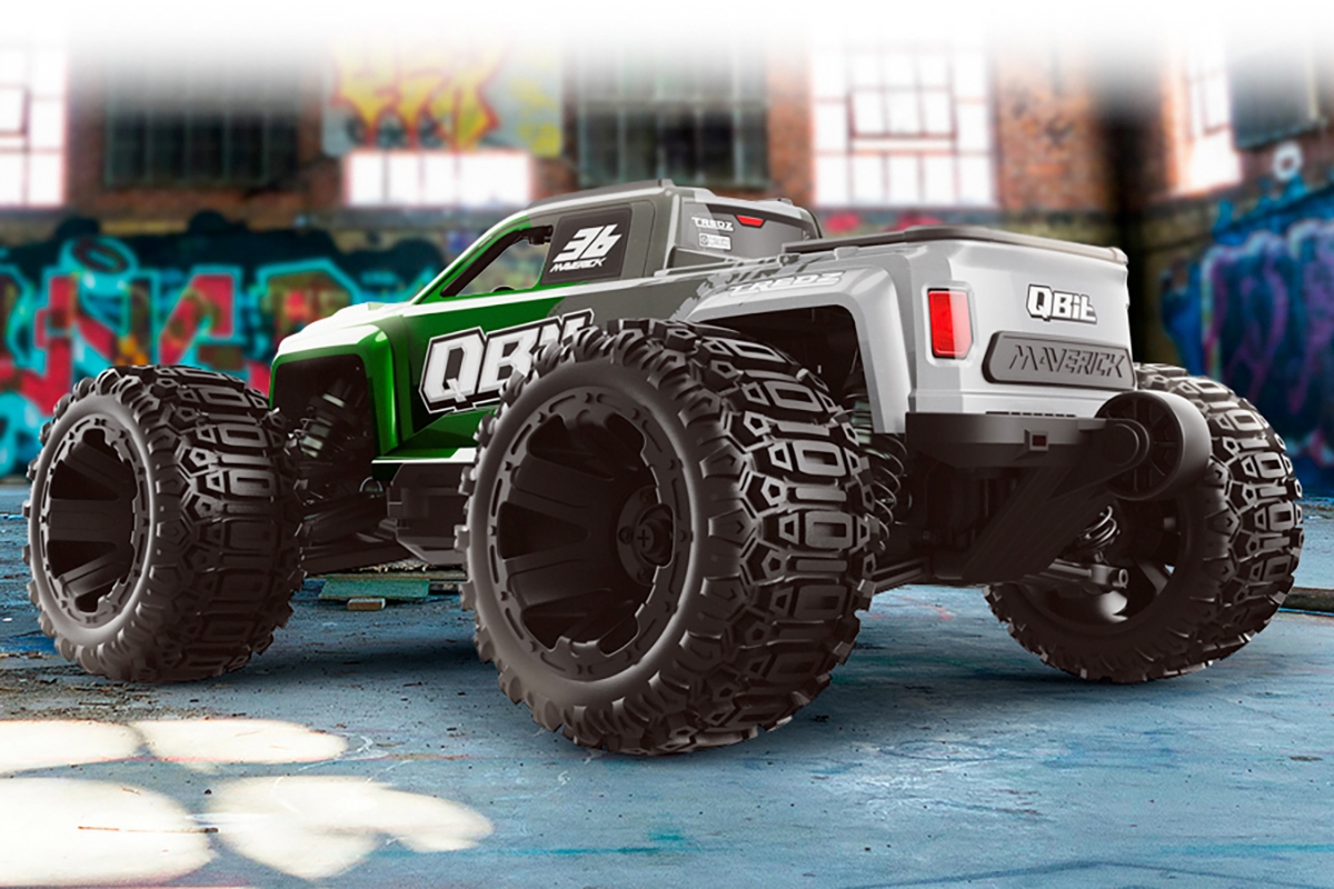 Qbit MT 1/16th Monster Truck - Zelený,
