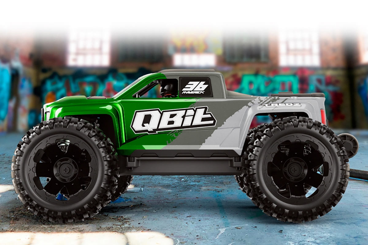 Qbit MT 1/16th Monster Truck - Zelený,