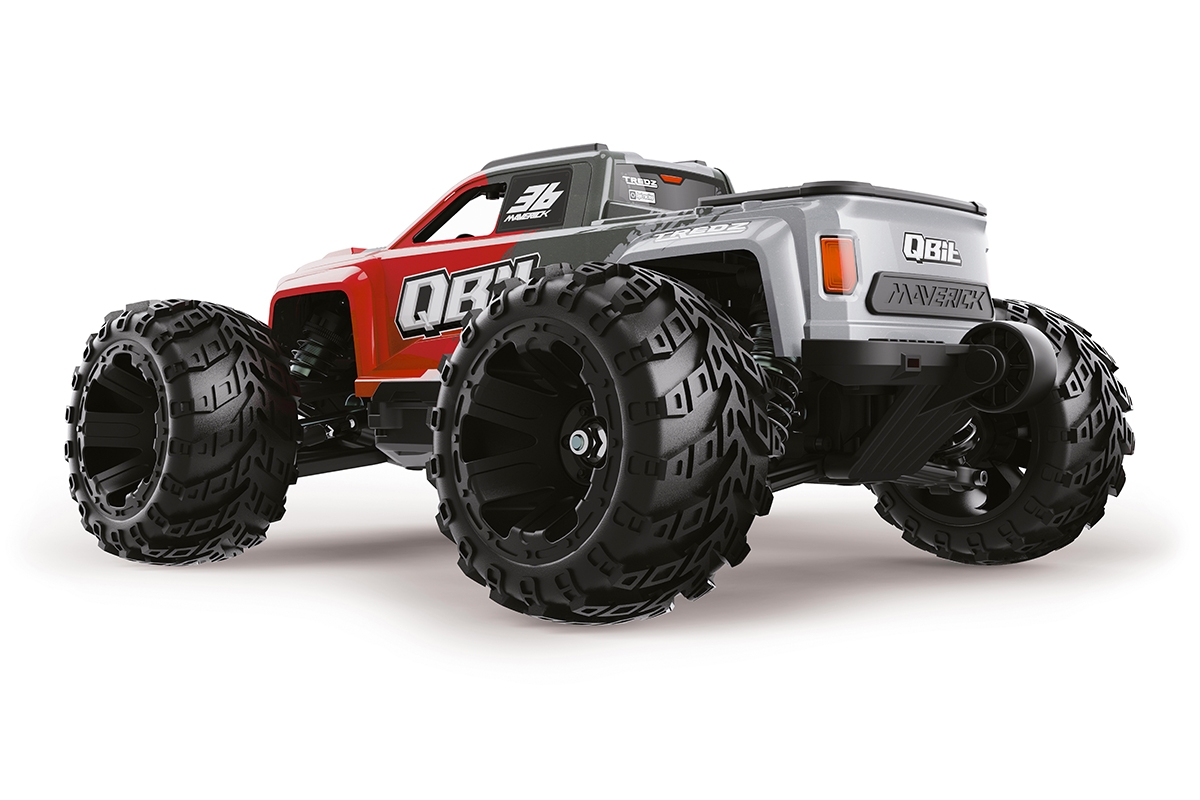 Qbit MT Flux 1/16th Monster Truck - Červený