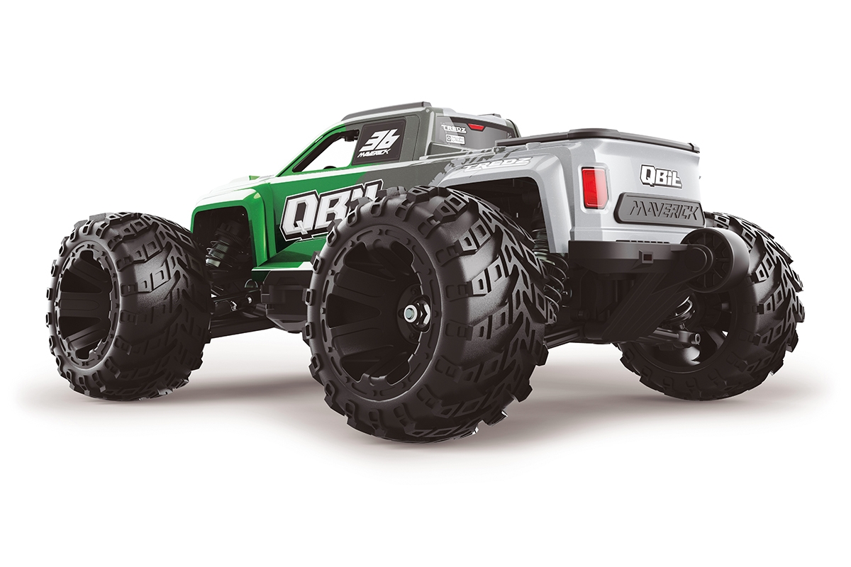 Qbit MT Flux 1/16th Monster Truck - Zelený
